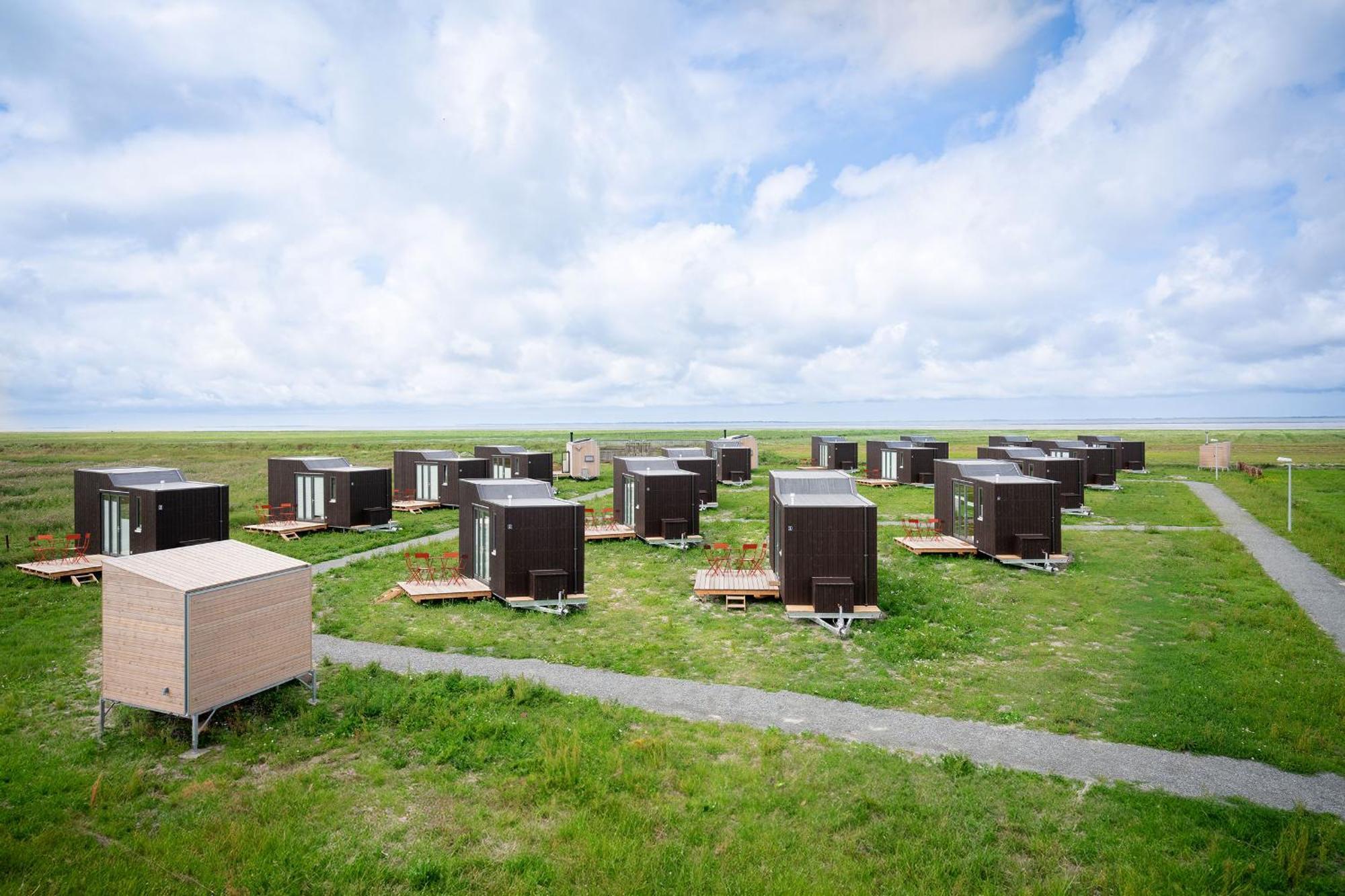 Sleep Space 22 - Green Tiny Village Harlesiel فيتموند المظهر الخارجي الصورة
